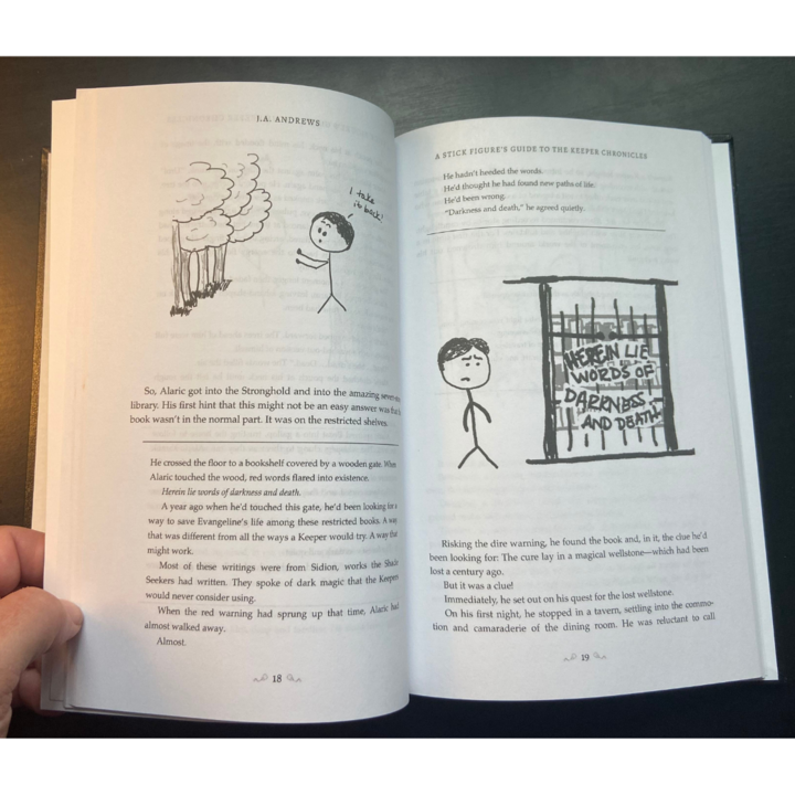 The Keeper Chronicles Stick Figure Book – Merrick Bookshop